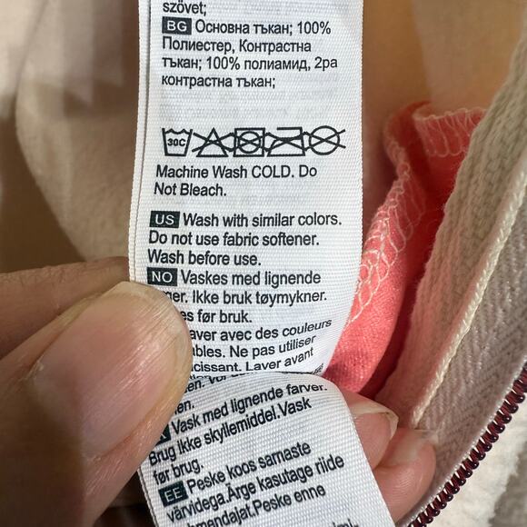 Kari Traa Natural White Rothe Midlayer Fleece Full Zip Jacket Sz M - Picture 8 of 14